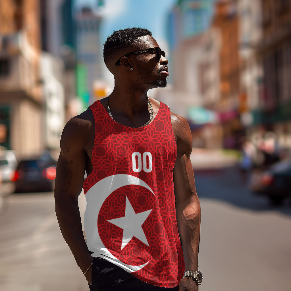 Tunisia Custom Men Tank Top Carthage Heritage Edition