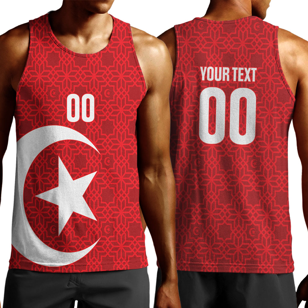Tunisia Custom Men Tank Top Carthage Heritage Edition
