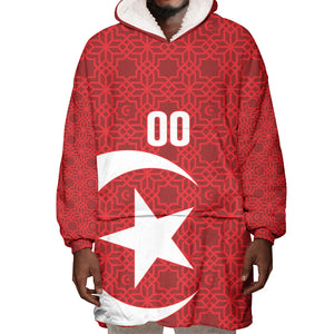 Tunisia Custom Wearable Blanket Hoodie Carthage Heritage Edition