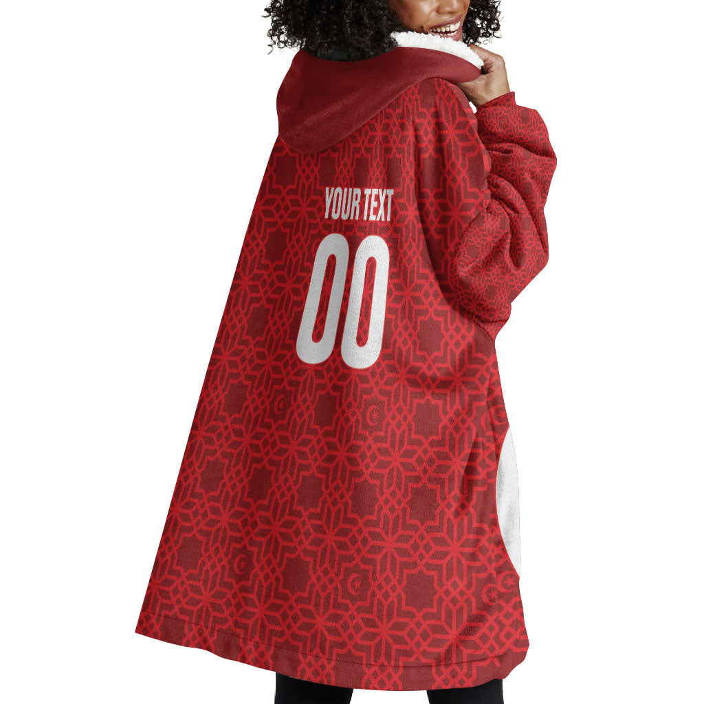 Tunisia Custom Wearable Blanket Hoodie Carthage Heritage Edition