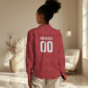 Tunisia Custom Women Casual Shirt Carthage Heritage Edition