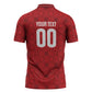 Tunisia Custom Zipper Polo Shirt Carthage Heritage Edition