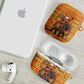 Ghana Christmas Santa African Elephant AirPods Case Kente Inspired Woven Geometric Blocks