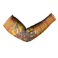 Ghana Christmas Santa African Elephant Arm Sleeves Kente Inspired Woven Geometric Blocks