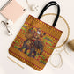 Ghana Christmas Santa African Elephant Tote Bag Kente Inspired Woven Geometric Blocks