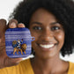 Nigeria Christmas Santa West African Lion AirPods Case Adire Indigo Resist Dye Motifs