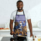 Nigeria Christmas Santa West African Lion Apron Adire Indigo Resist Dye Motifs