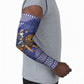 Nigeria Christmas Santa West African Lion Arm Sleeves Adire Indigo Resist Dye Motifs