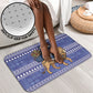 Nigeria Christmas Santa West African Lion Bathroom Set Adire Indigo Resist Dye Motifs
