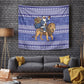 Nigeria Christmas Santa West African Lion Tapestry Adire Indigo Resist Dye Motifs