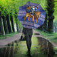 Nigeria Christmas Santa West African Lion Umbrella Adire Indigo Resist Dye Motifs