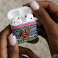 South Africa Christmas Santa Giraffe AirPods Case Ndebele Geometric Patterns