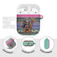 South Africa Christmas Santa Giraffe AirPods Case Ndebele Geometric Patterns