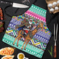 South Africa Christmas Santa Giraffe Apron Ndebele Geometric Patterns
