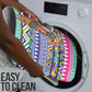 South Africa Christmas Santa Giraffe Bathroom Set Ndebele Geometric Patterns