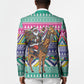 South Africa Christmas Santa Giraffe Blazer Ndebele Geometric Patterns