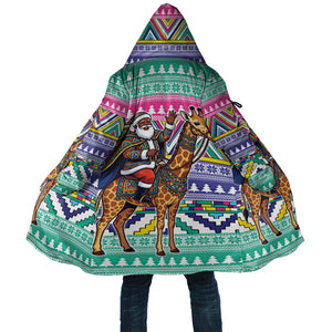 South Africa Christmas Santa Giraffe Cloak Ndebele Geometric Patterns