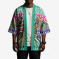 South Africa Christmas Santa Giraffe Kimono Ndebele Geometric Patterns
