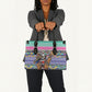 South Africa Christmas Santa Giraffe Leather Bag Ndebele Geometric Patterns