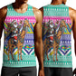 South Africa Christmas Santa Giraffe Men Tank Top Ndebele Geometric Patterns