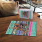 South Africa Christmas Santa Giraffe Puzzle Ndebele Geometric Patterns