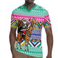 South Africa Christmas Santa Giraffe Rugby Jersey Ndebele Geometric Patterns