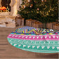 South Africa Christmas Santa Giraffe Tree Skirt Ndebele Geometric Patterns