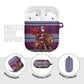 Kenya Christmas Santa Lion AirPods Case Maasai Shuka Inspired Red Check