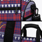 Kenya Christmas Santa Lion Duffle Bag Maasai Shuka Inspired Red Check