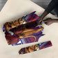 Kenya Christmas Santa Lion Umbrella Maasai Shuka Inspired Red Check