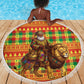 Senegal Christmas Santa Lion Beach Blanket Thioub Traditional Woven Textile Motif