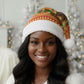 Senegal Christmas Santa Lion Christmas Santa Hat Thioub Traditional Woven Textile Motif