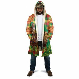 Senegal Christmas Santa Lion Cloak Thioub Traditional Woven Textile Motif