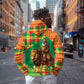 Senegal Christmas Santa Lion Hoodie Thioub Traditional Woven Textile Motif