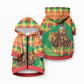 Senegal Christmas Santa Lion Pet Hoodie Thioub Traditional Woven Textile Motif