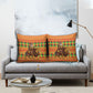 Senegal Christmas Santa Lion Pillow Cover Thioub Traditional Woven Textile Motif
