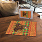 Senegal Christmas Santa Lion Puzzle Thioub Traditional Woven Textile Motif