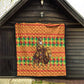 Senegal Christmas Santa Lion Quilt Thioub Traditional Woven Textile Motif