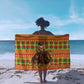 Senegal Christmas Santa Lion Sarong Thioub Traditional Woven Textile Motif