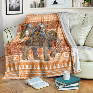 Cote d’Ivoire Christmas Santa Elephant Blanket Baoule Woven Inspired