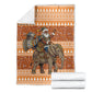 Cote d’Ivoire Christmas Santa Elephant Blanket Baoule Woven Inspired