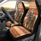 Cote d’Ivoire Christmas Santa Elephant Car Seat Cover Baoule Woven Inspired