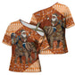 Cote d’Ivoire Christmas Santa Elephant Cross Shoulder Shirt Baoule Woven Inspired