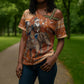 Cote d’Ivoire Christmas Santa Elephant Cross Shoulder Shirt Baoule Woven Inspired