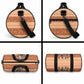 Cote d’Ivoire Christmas Santa Elephant Duffle Bag Baoule Woven Inspired