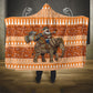 Cote d’Ivoire Christmas Santa Elephant Hooded Blanket Baoule Woven Inspired