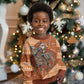 Cote d’Ivoire Christmas Santa Elephant Kid Ugly Christmas Sweater Baoule Woven Inspired