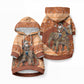 Cote d’Ivoire Christmas Santa Elephant Pet Hoodie Baoule Woven Inspired