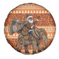 Cote d’Ivoire Christmas Santa Elephant Spare Tire Cover Baoule Woven Inspired