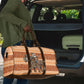 Cote d’Ivoire Christmas Santa Elephant Travel Bag Baoule Woven Inspired